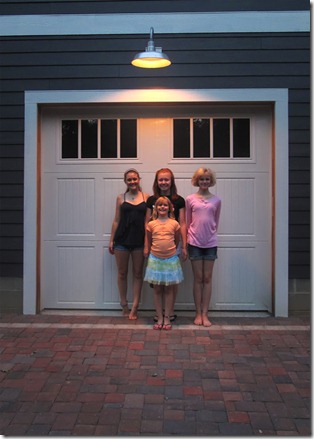 Barn lights deals over garage doors